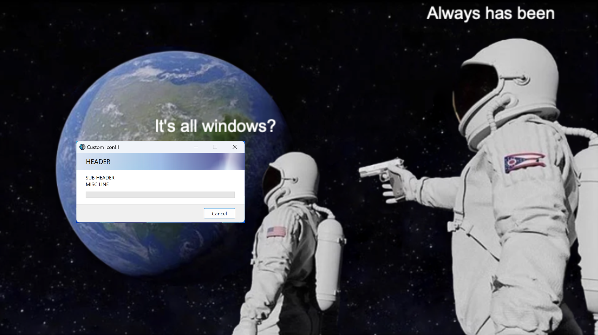Extending the Windows Shell Progress Dialog